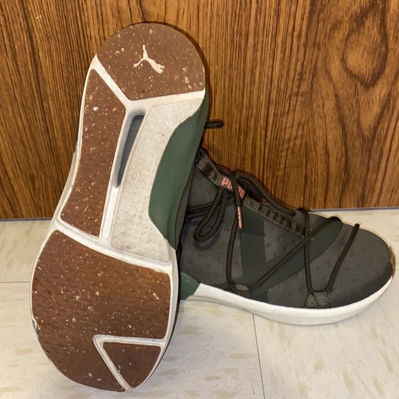 Puma: Army Green Puma Fierce VR Ropes Women Training Sneakers Size 6 Women - Picture 4 of 7